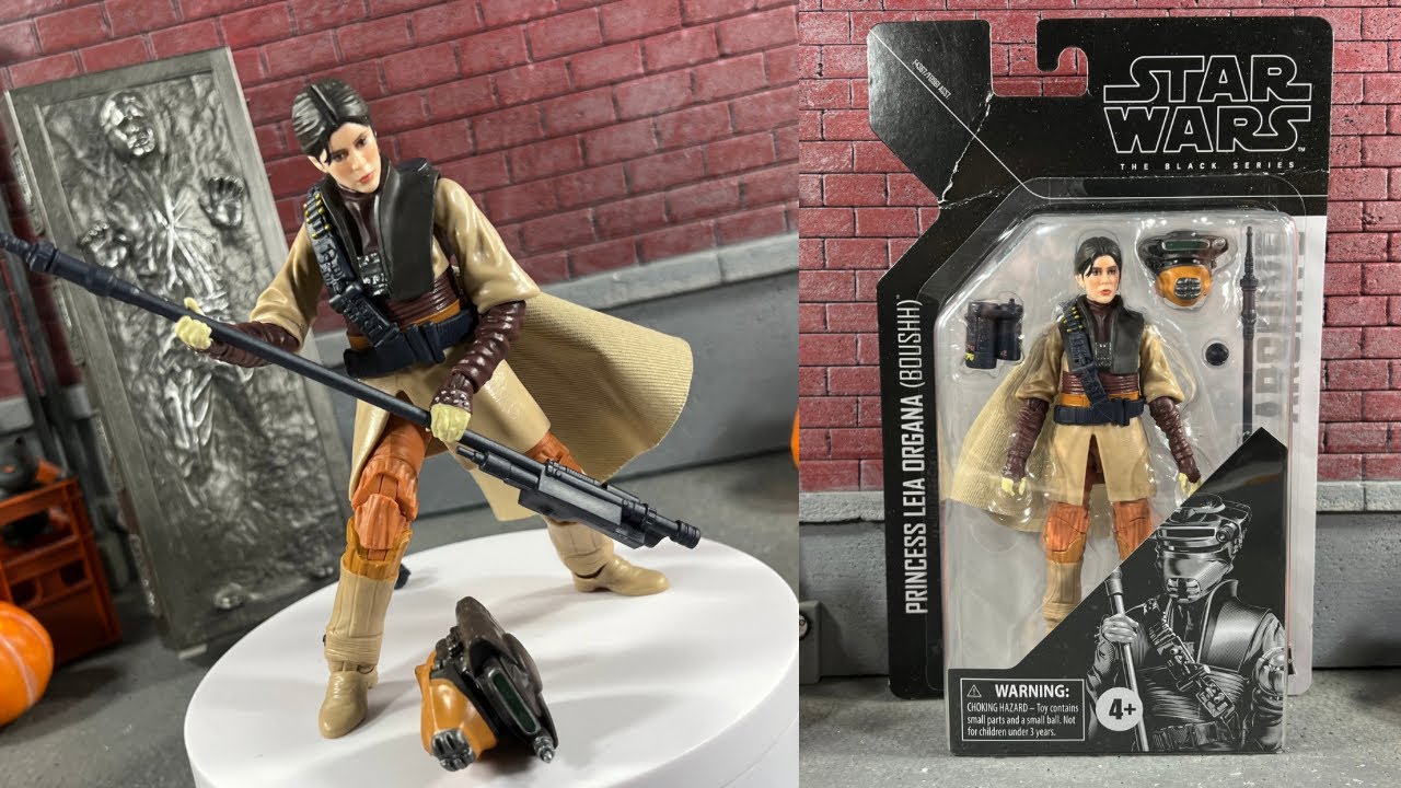 Star Wars Black Series Princess Leia Organa (Boushh) Archive Action Figure Review