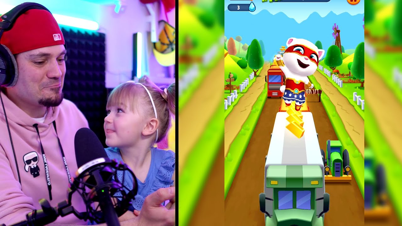 Lara wybiera, kim gram w TALKING TOM GOLD RUN! 😂