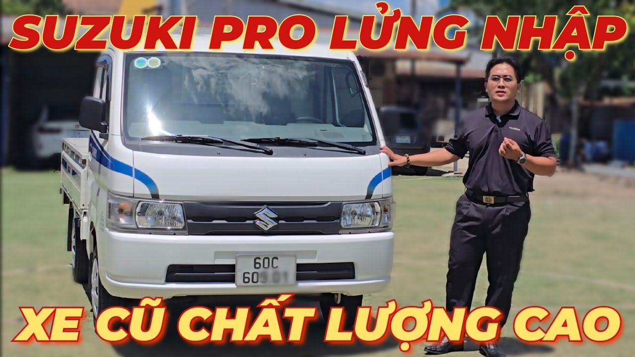Xe Tải Suzuki Carry Pro Thùng Lửng Cũ 810Kg | Xe Tải Cũ Đẹp và Chất Lượng | An Cư Xe Tải