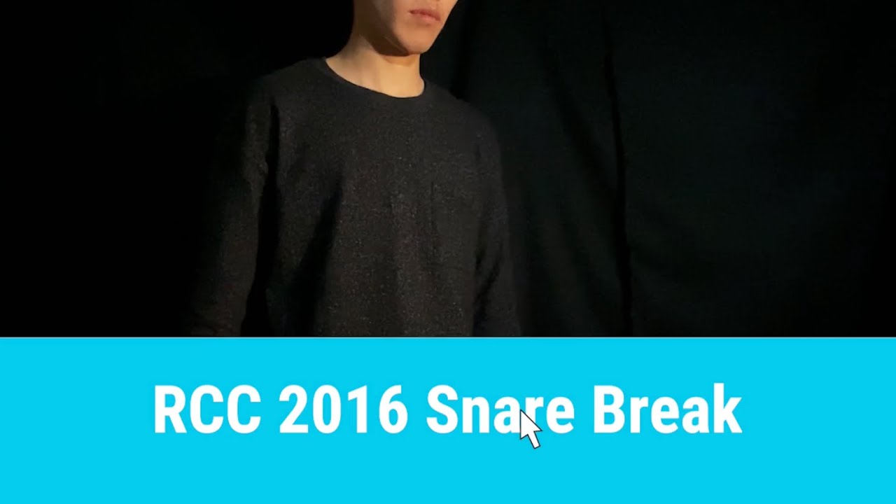 RCC 2016 Snare Break / sheet music