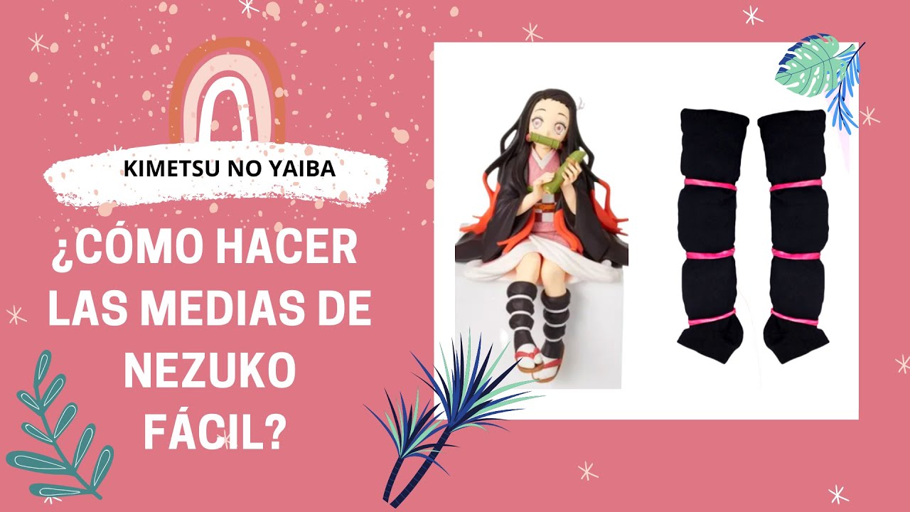 DIY| Cómo hacer las medias de Nezuko | Demon Slayer