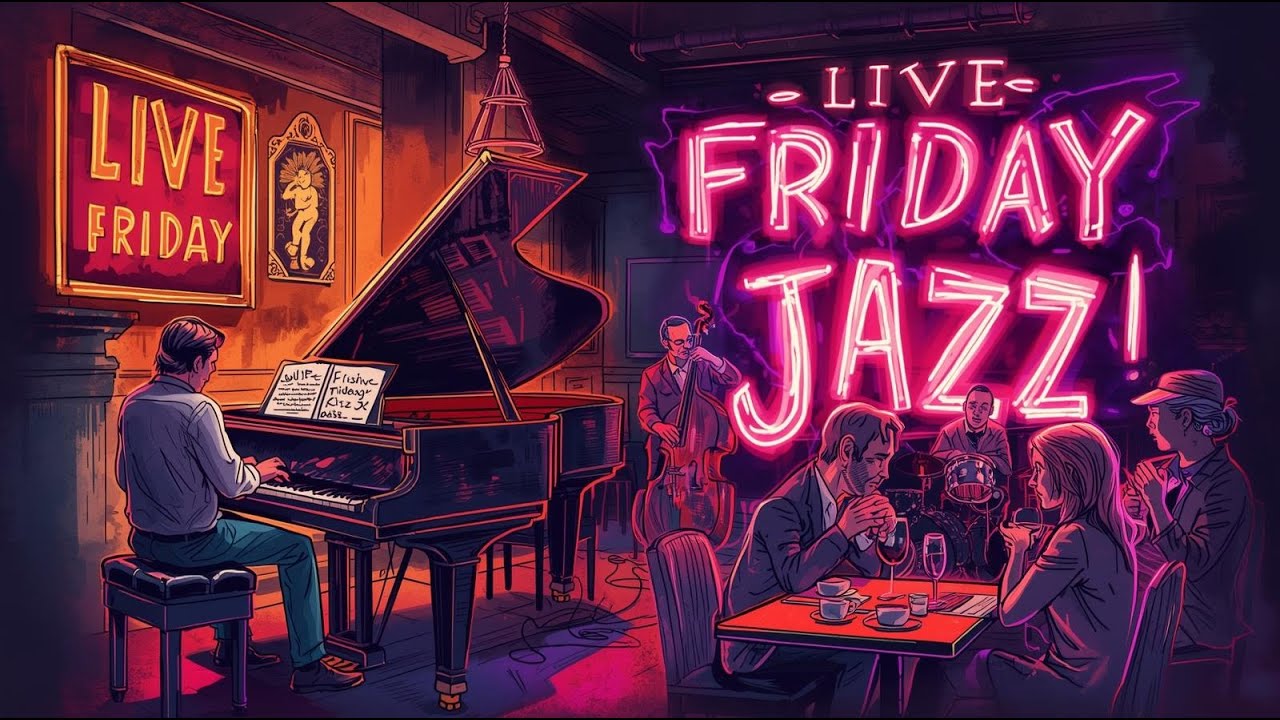 🍷 Friday Night LIVE Jazz with Purple | Smooth Piano Wind Down