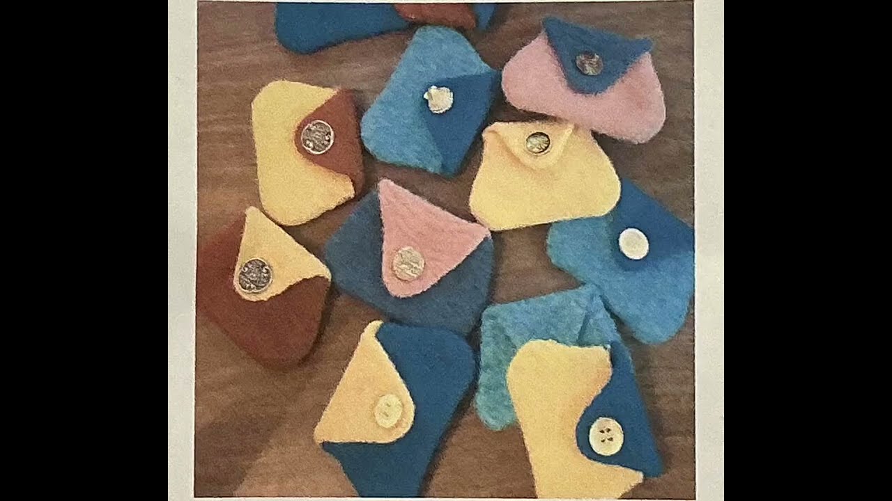 Felted coin purse made easy