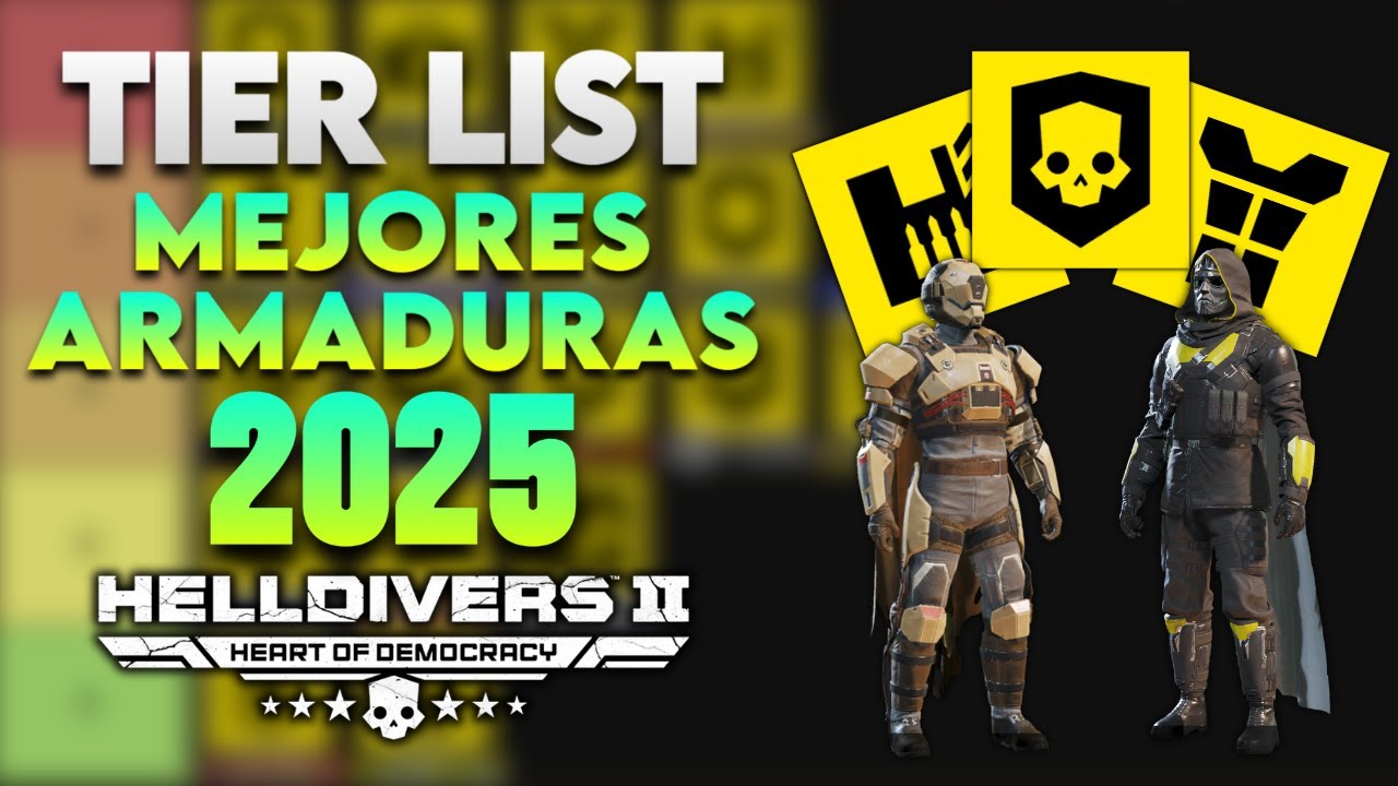 MEJORES Pasivas de Armaduras de Helldivers 2 en 2025!