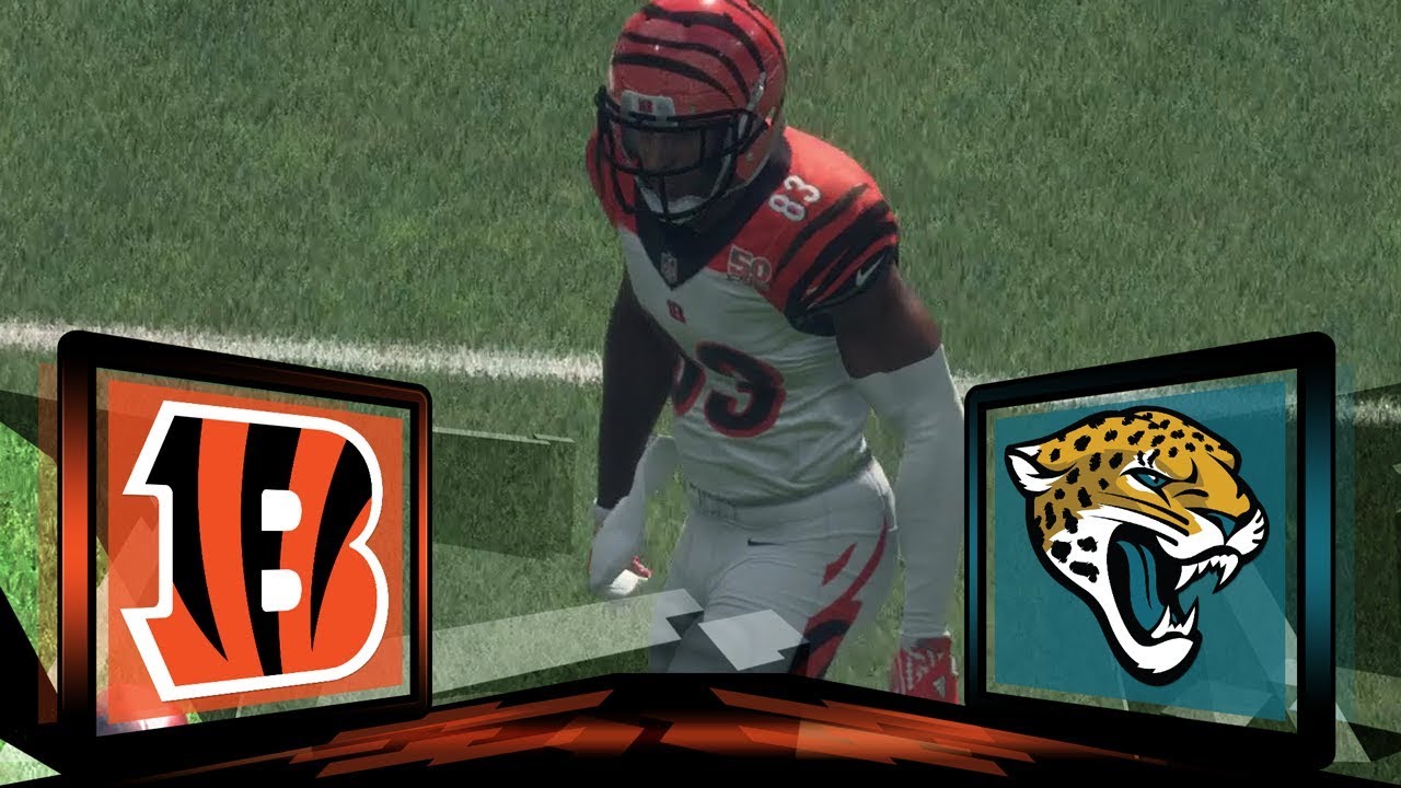 Madden NFL 18 Cincinnati Bengals Franchise- Year 1 Week 9 at Jacksonville Jaguars