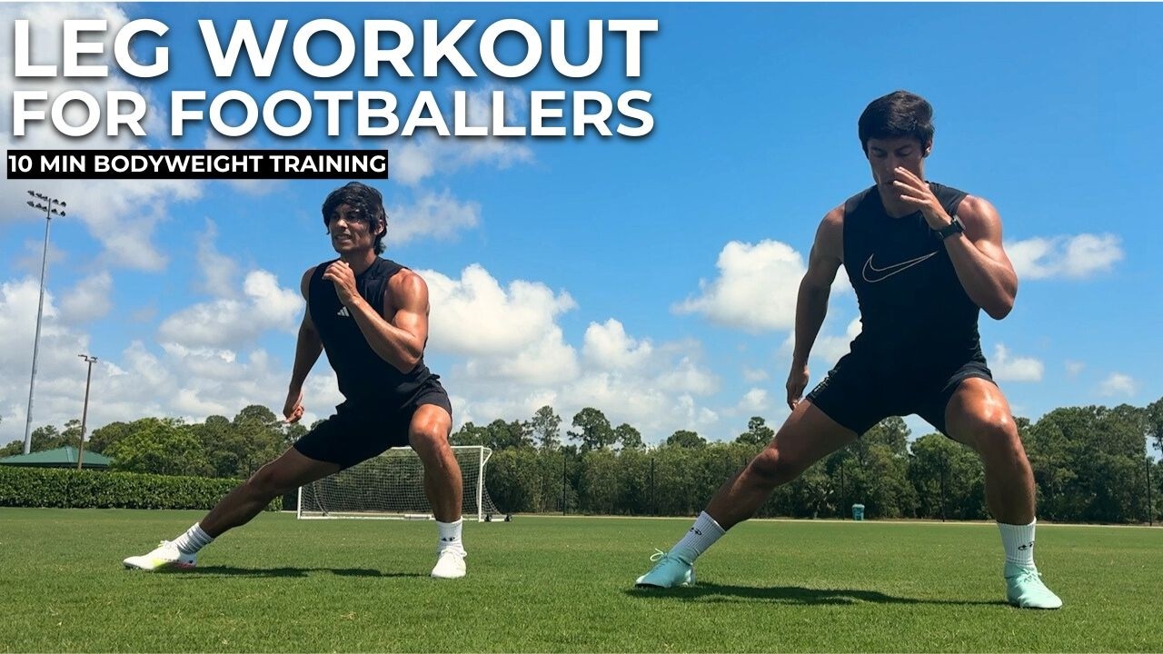 Lower Body Workout For Footballers | Leg Strength With Conditioning/No Equipment