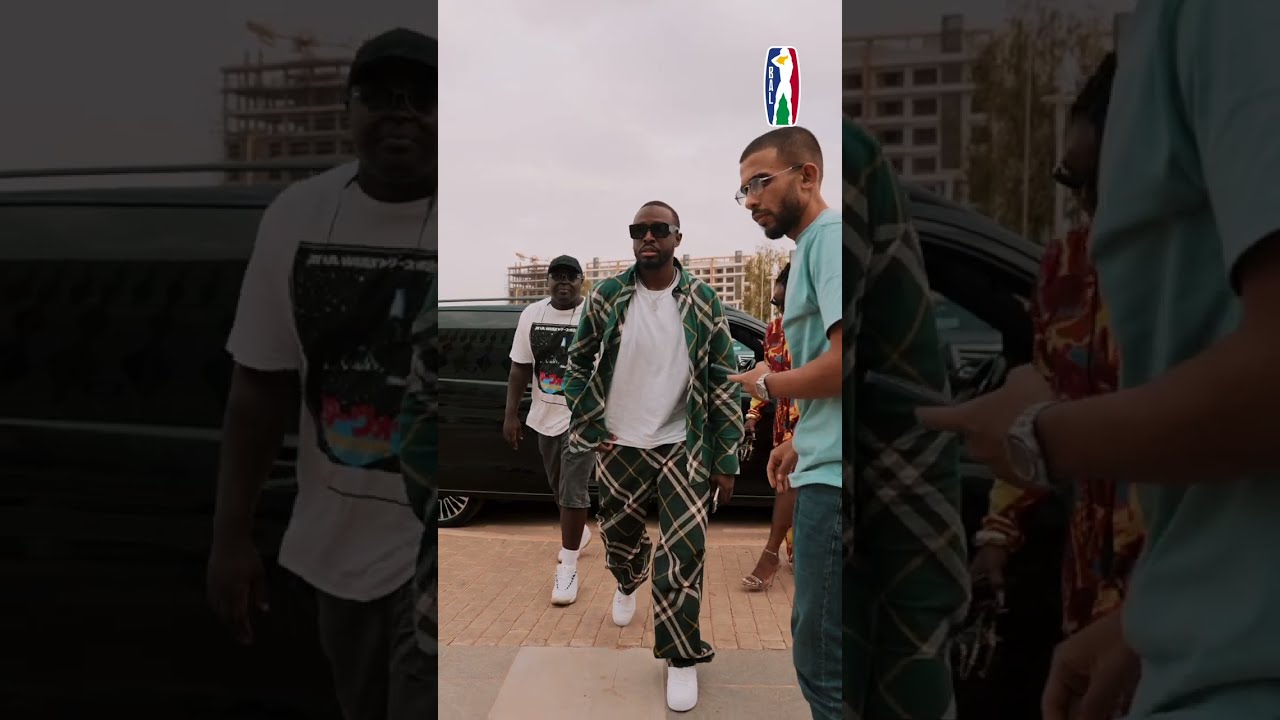 👑 Dadju came in Dakar 🇸🇳 to show love and support to the Basketball Africa League 🌍🏀❤️ #Dadju