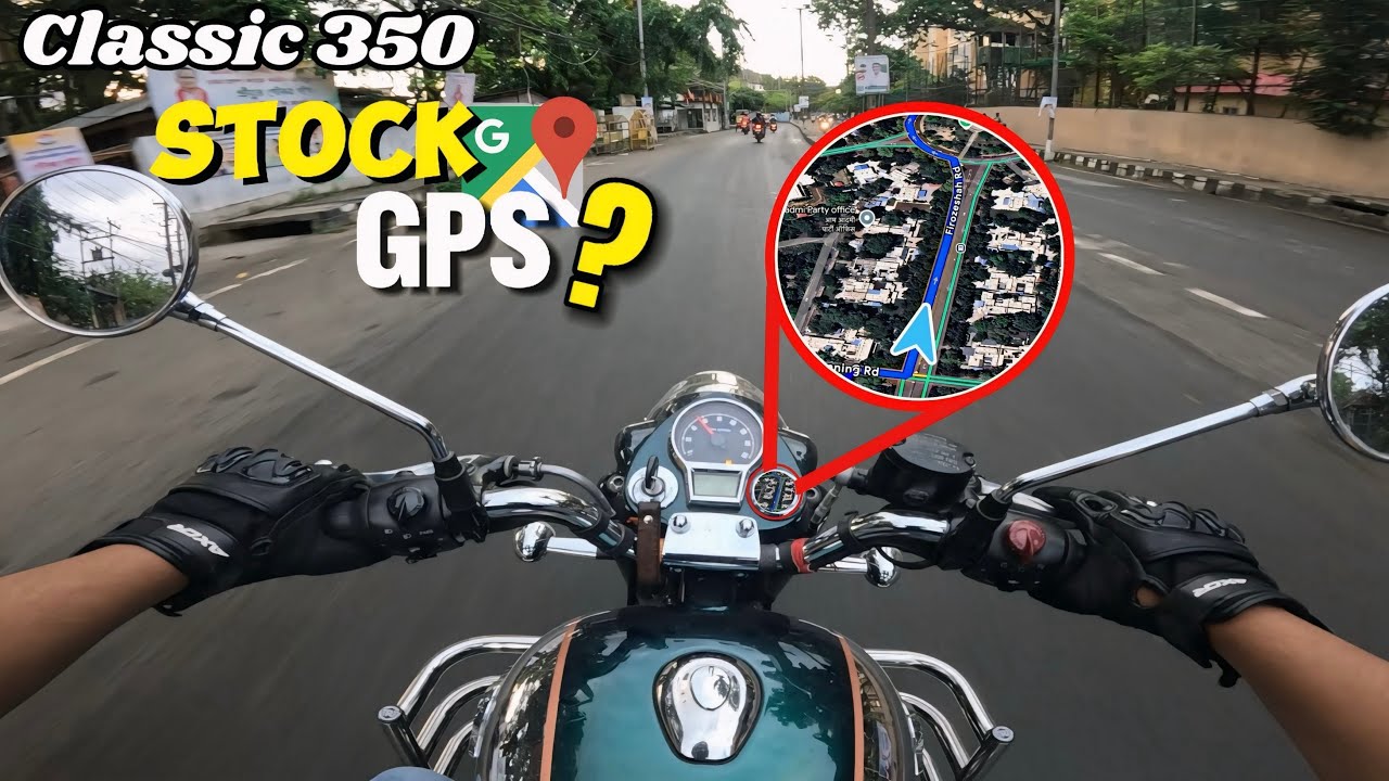 “Royal Enfield Classic 350 Stock GPS Test! Is It Real or Just a Gimmick?”