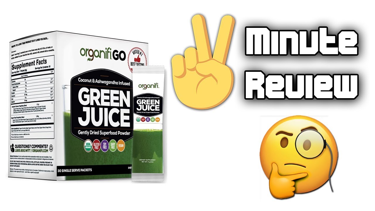 The 2 Minute Review - Organify Green Juice Go Packs