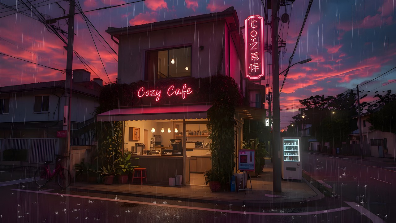 Rainy Night in Tokyo 🌙 Lofi Rain to Study, Relax & chill