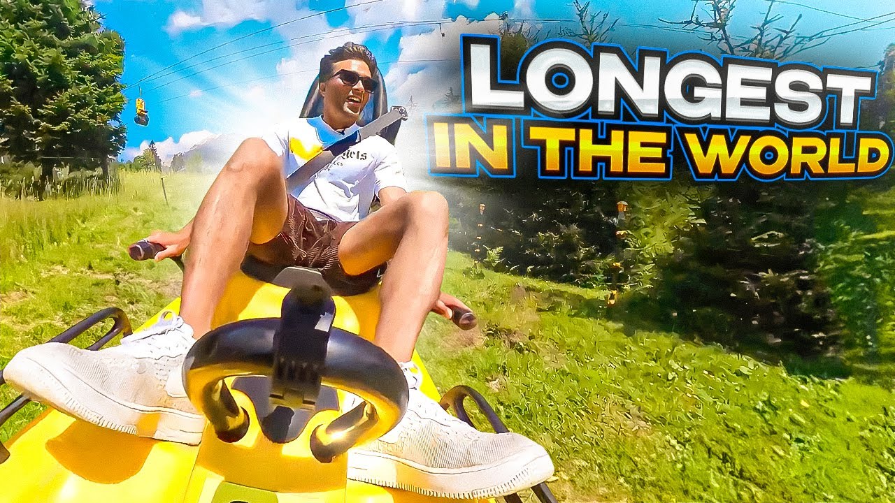 Riding the LONGEST Mountain Coaster in the WORLD