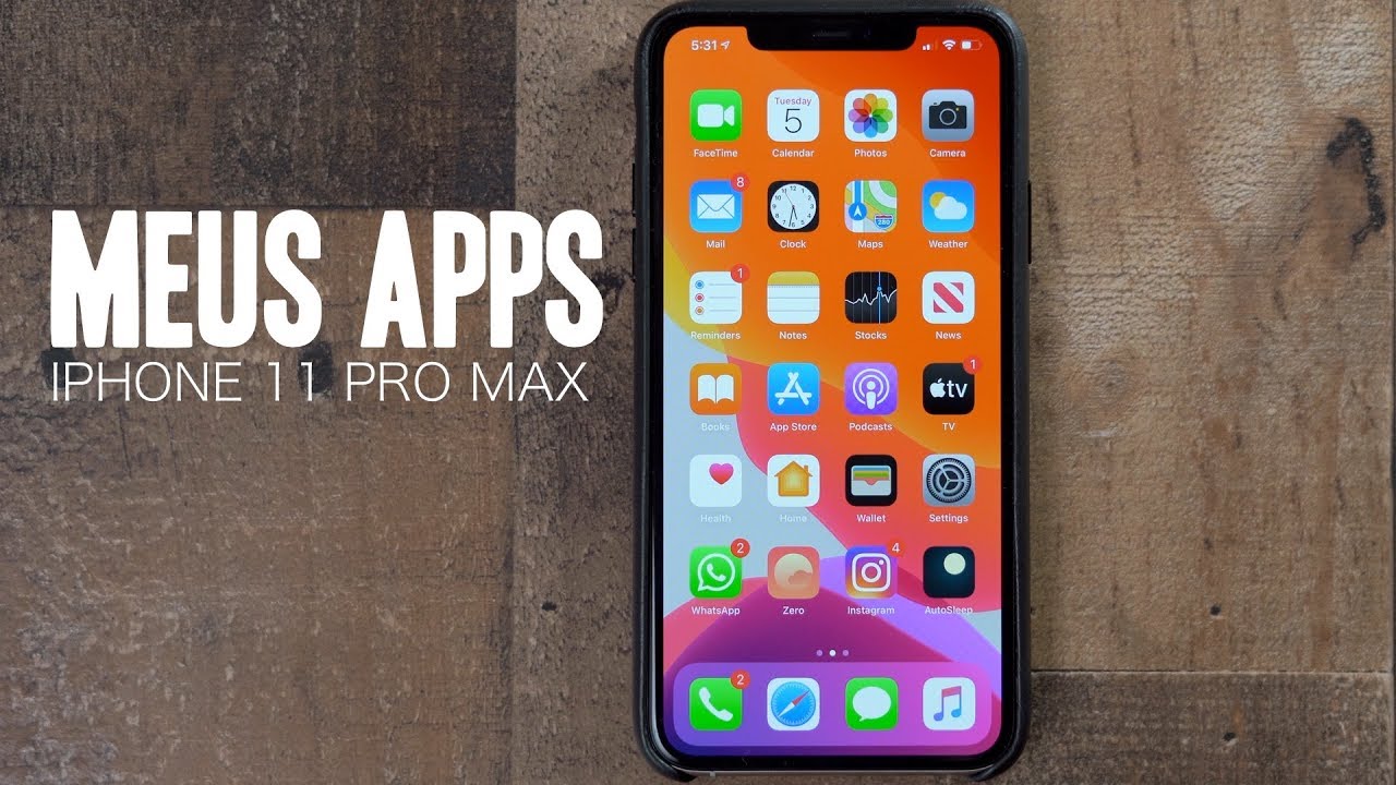 O que tem no meu iPhone 11 PRO MAX! Todos meus Apps!