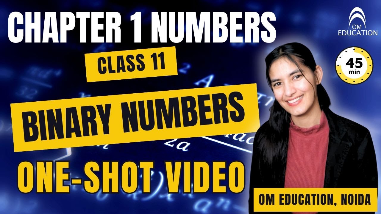 Binary Numbers – One Shot video | Class 11 Applied Maths