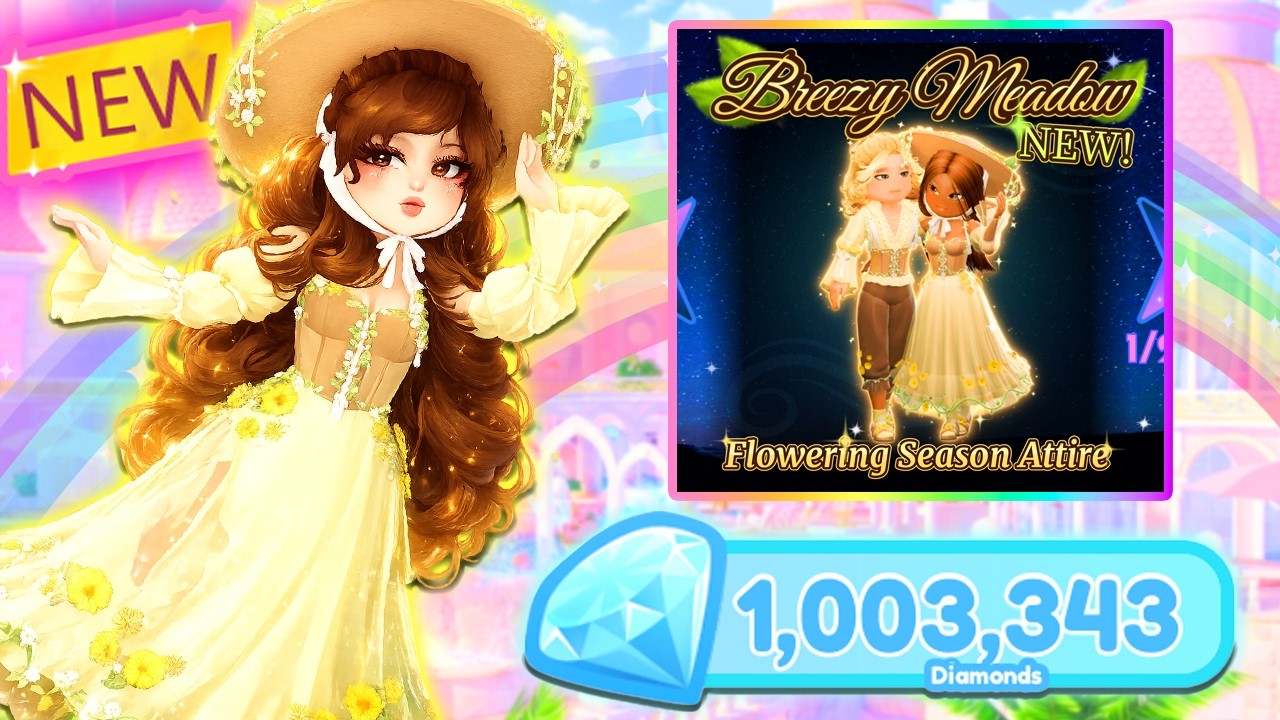 NEW Breezy Meadow Set Out NOW In Royale High... Roblox