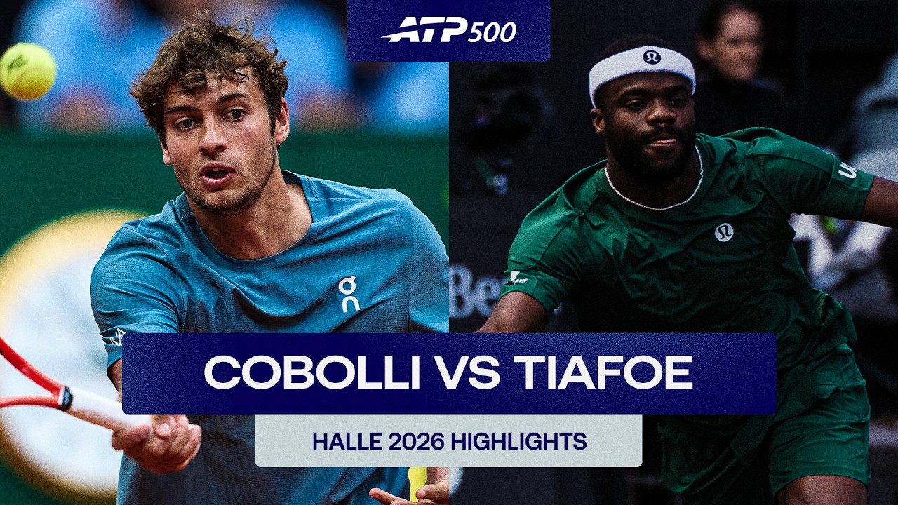 Flavio Cobolli vs. Frances Tiafoe Highlights | Halle 2026 Round 1