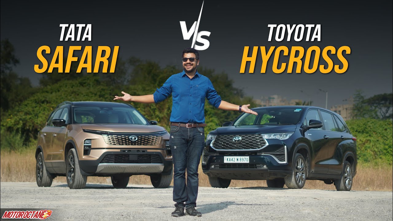 Tata Safari vs Toyota Innova Hycross Comparison