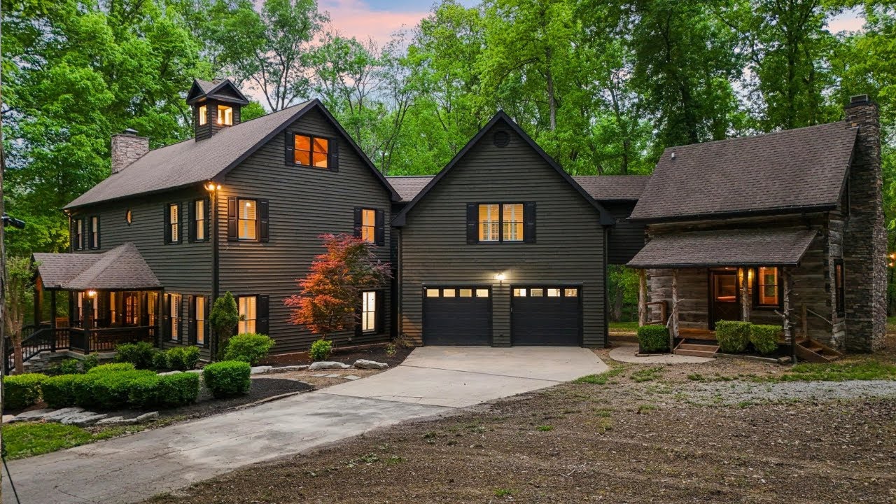 INSIDE This $2.3M Private 7-Acre Luxury Estate Near Downtown Nashville | Mount Juliet TN