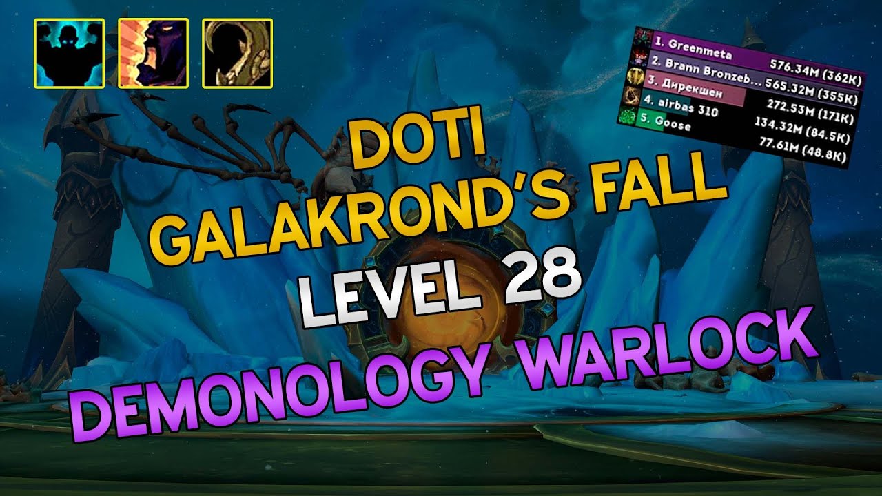 28 DOTI Galakrond's Fall. Demonology Warlock