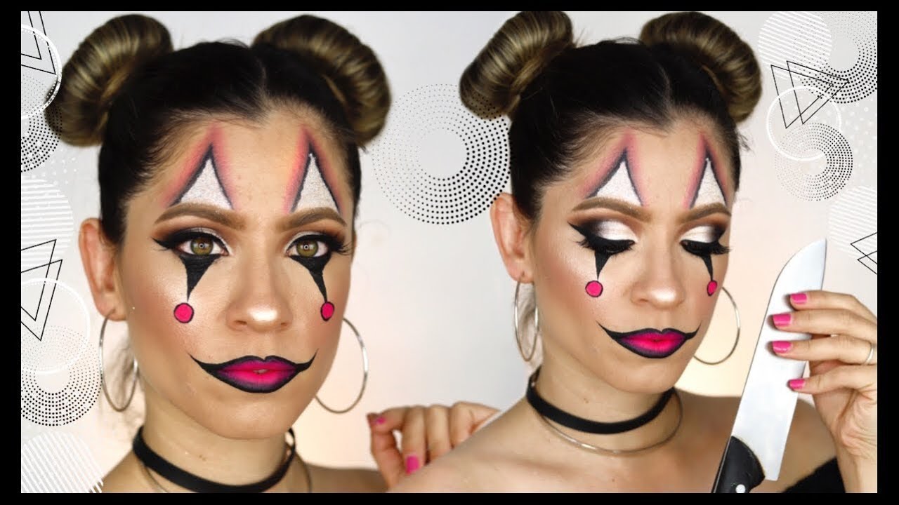 MAQUILLAJE DE PAYASA FÁCIL | HALLOWEEN MAKEUP 2020 | NatyGloss