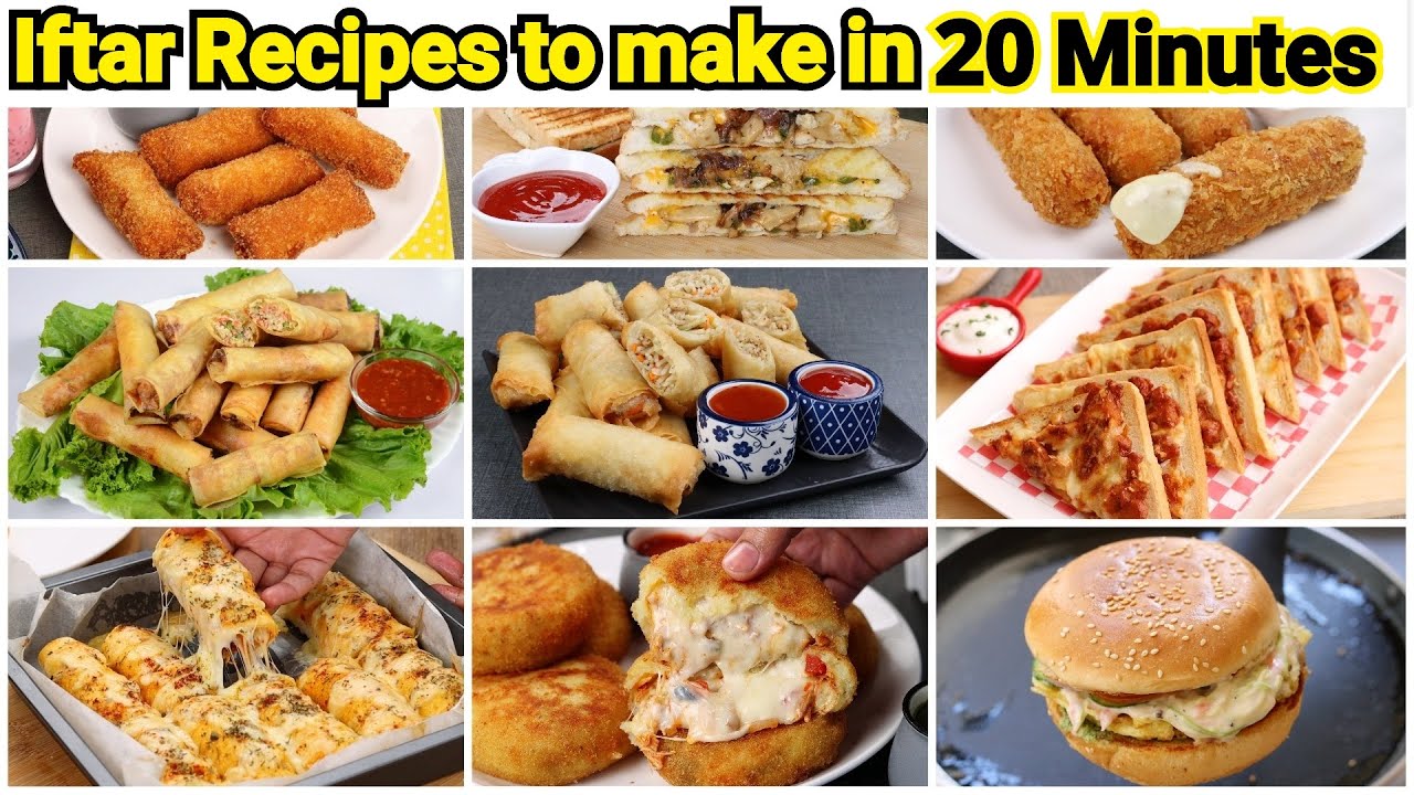 8 Iftar Recipes You Can Make In 20 MINUTES (Ramadan Special)
