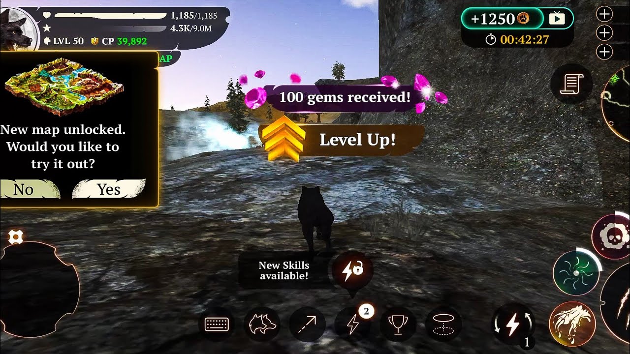 The Wolf- 1k Level Up To 50!