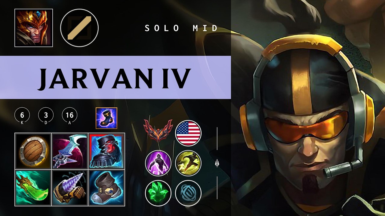 Jarvan IV Mid vs Vladimir - NA Grandmaster Patch 26.05