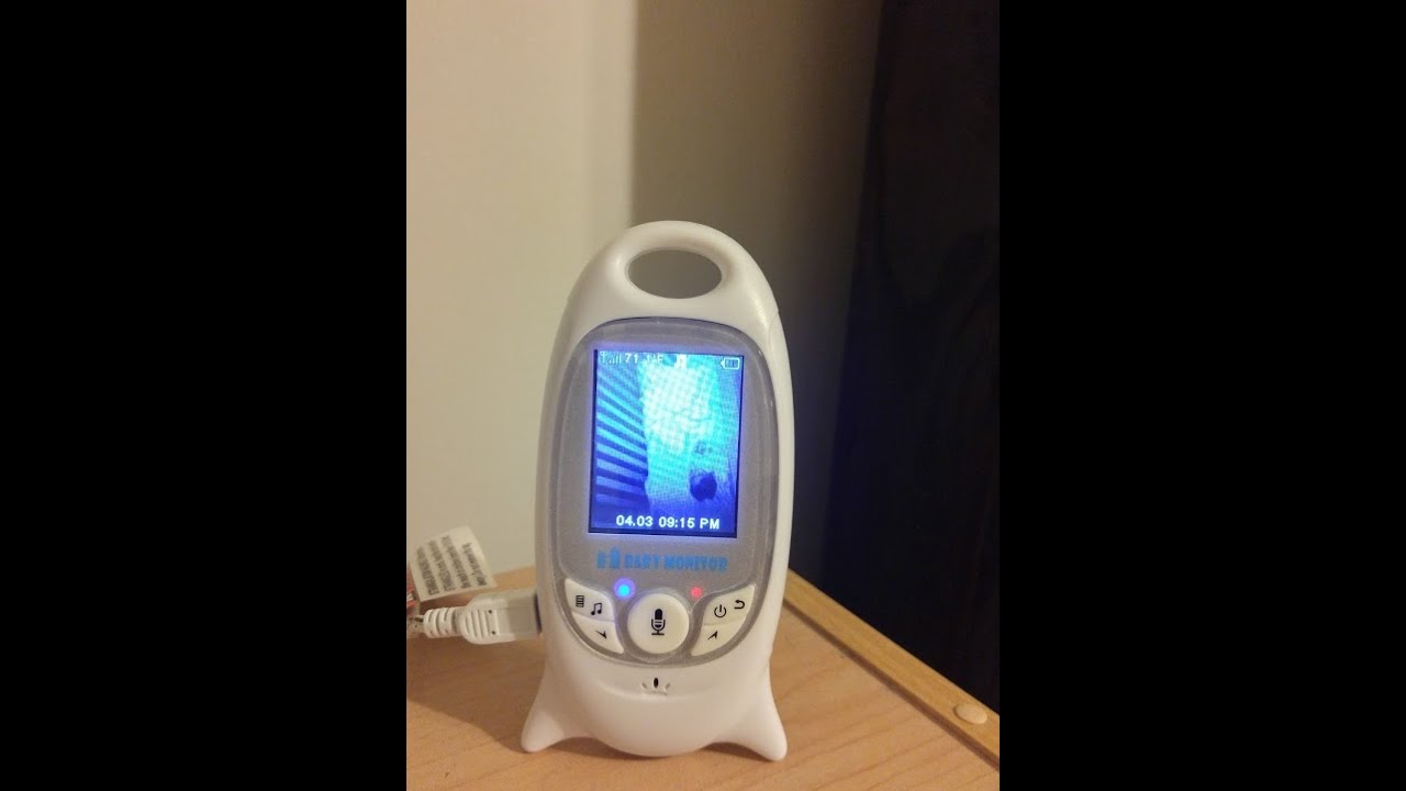 GHB Baby Monitor -Camera Video Digital Security, Night Vision, Temperature Monitoring 2.0&rdquo; Display