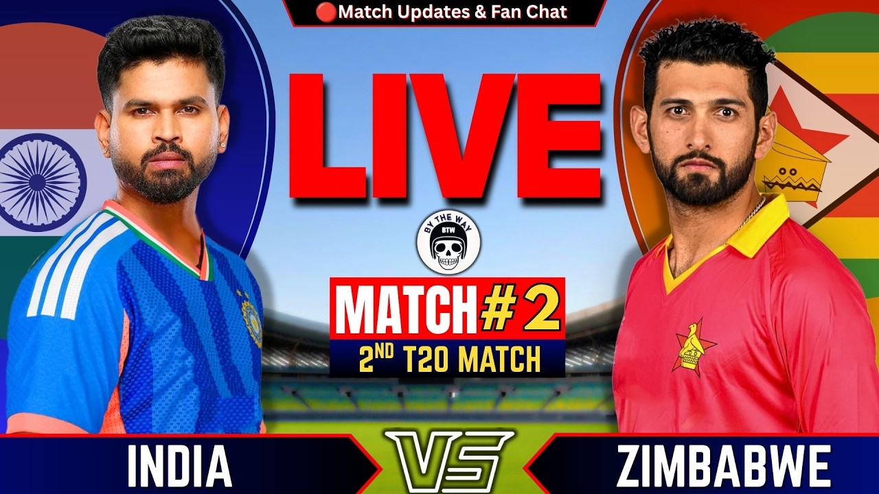 🔴India vs Zimbabwe, 2nd T20 2026  | Live Cricket Match Today | IND vs ZIM T20 Series 2026