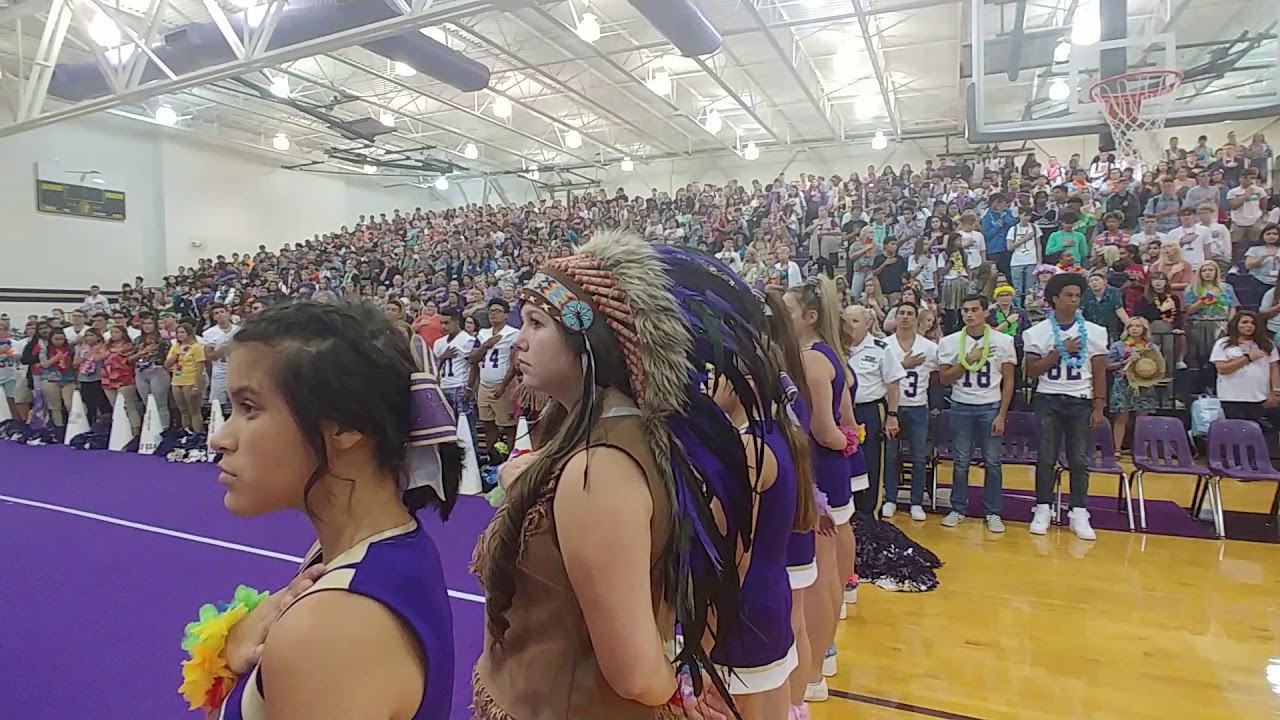 Pep Rally Alvarado Vs Kennedale Hawaiian Theme September 13, 2019