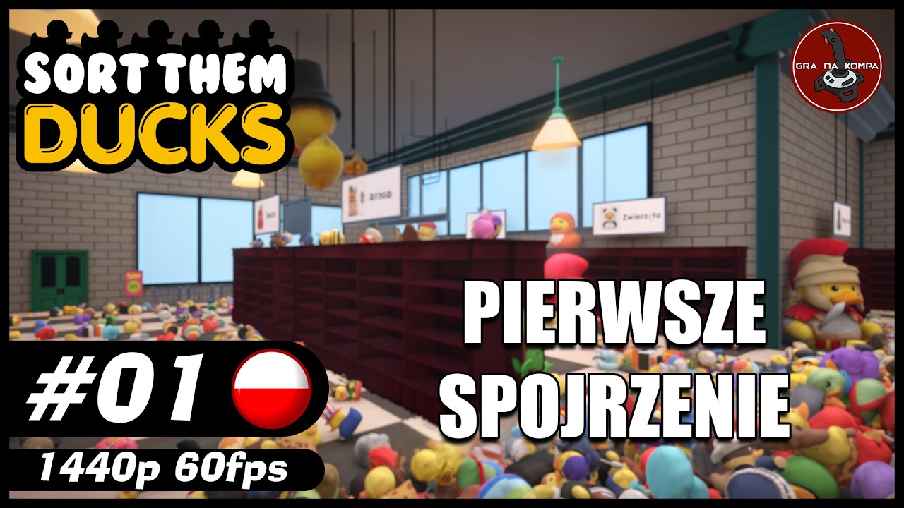 Pierwsze spojrzenie || #1 || Sort Them Ducks gameplay PL