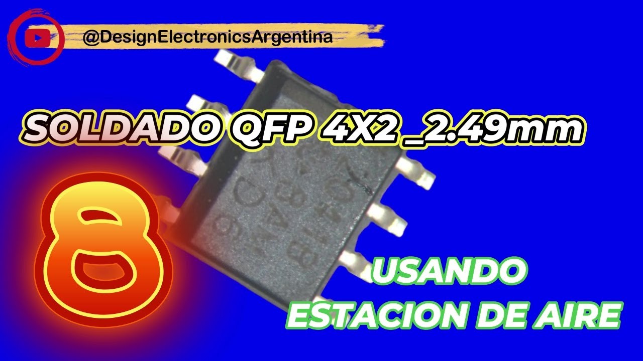 SOLDADURA SMD QFP 2X4  4 95mm
