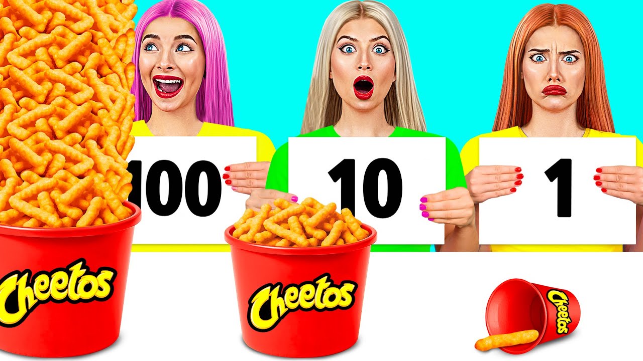 100 Слоев Еды Челлендж | Кухонные Лайфхаки и Рецепты от Mega DO Challenge