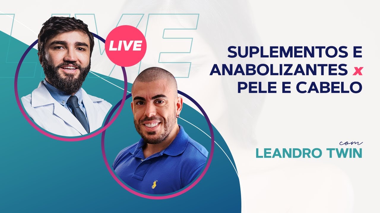 Relação dos suplementos e anabolizantes com problemas na pele e nos cabelos?