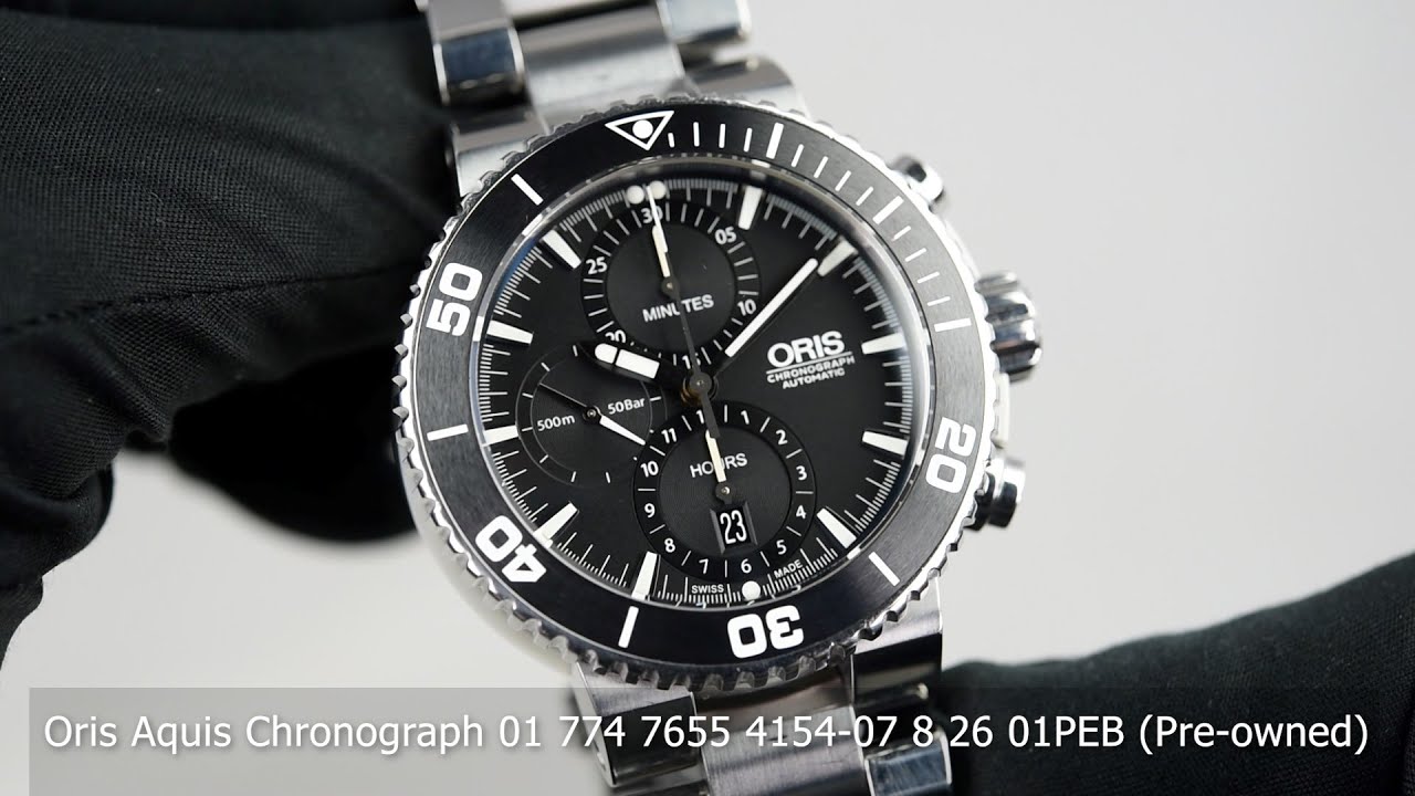 Oris Aquis Chronograph 01 774 7655 4154-07 8 26 01PEB (Pre-owned)
