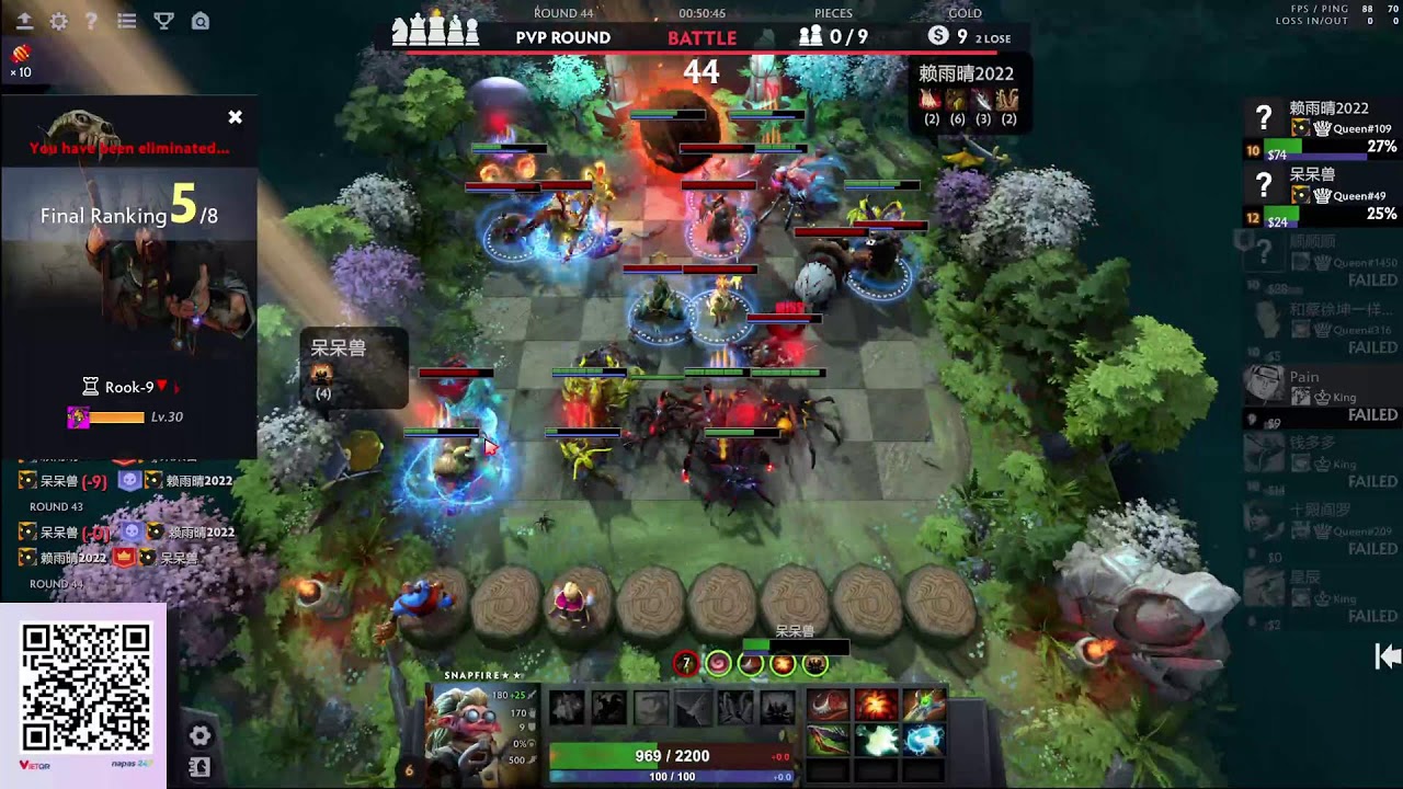 Pain Dota2 autochess