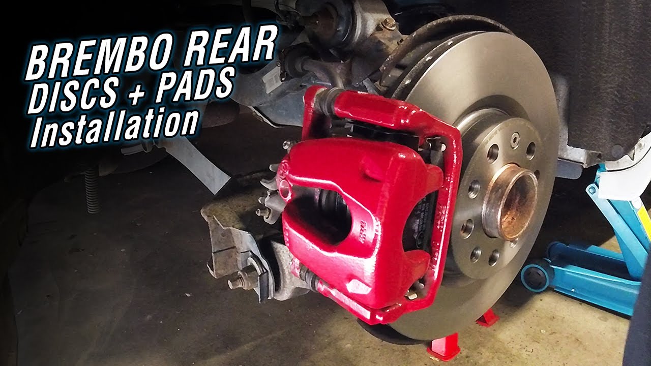Alfa Romeo 159 rear brake discs and pads change