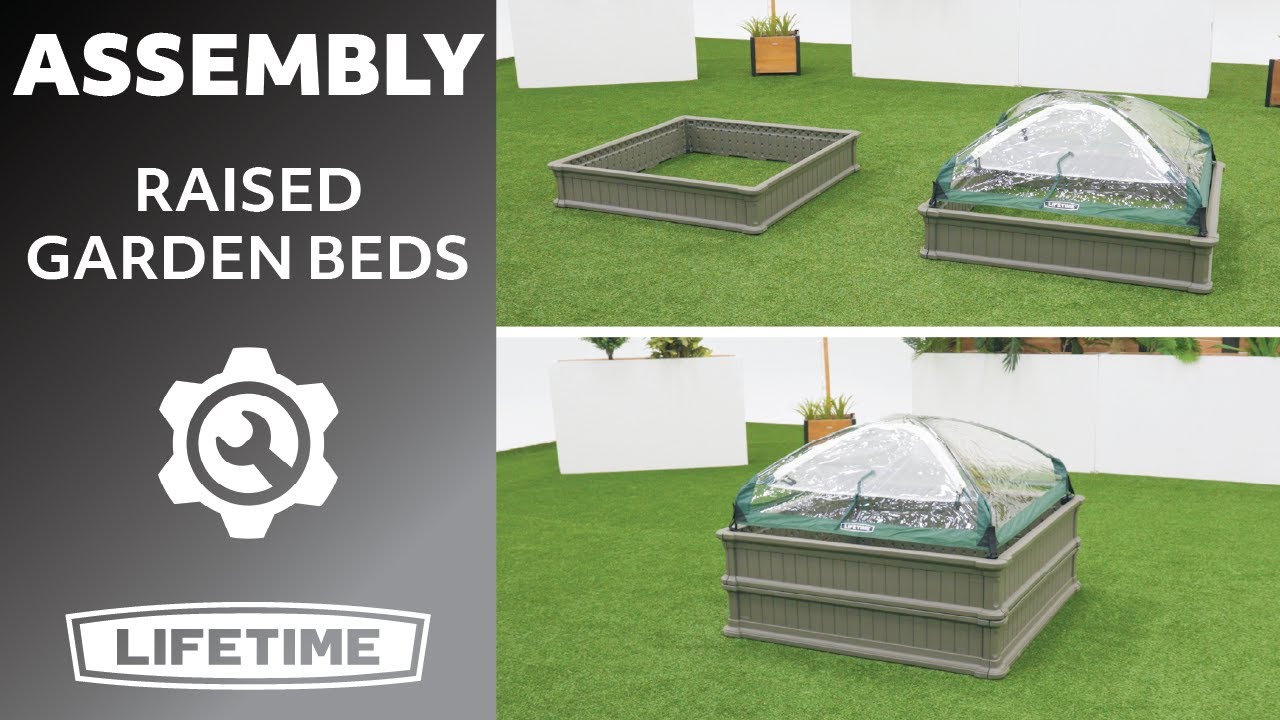 Lifetime Raised Garden Bed Kit | Lifetime Assembly Video