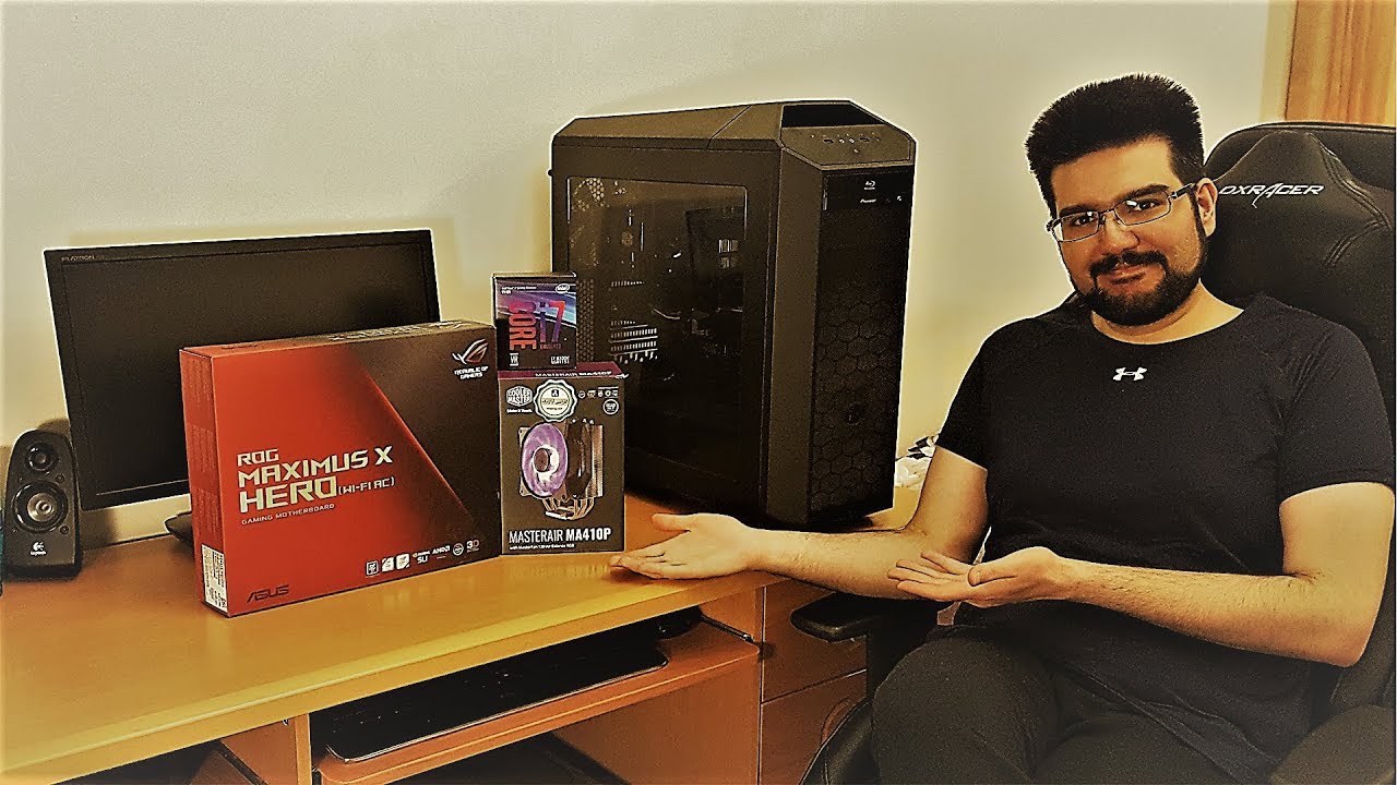Asus Maximus X Hero-8700K Build part 1 (Unboxing and Assembling)