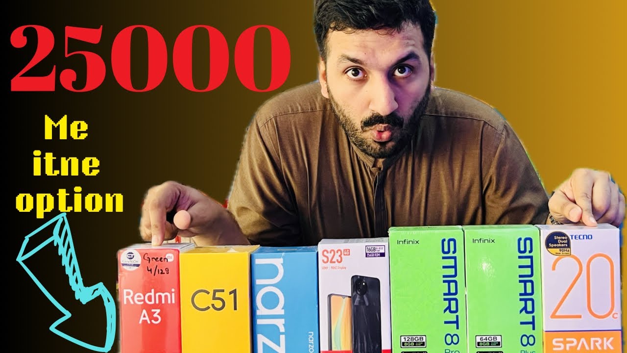 Best budget phone in 25000| budget android phone 2024