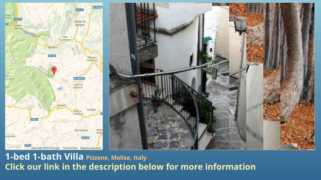 1-bed 1-bath Villa for Sale in Pizzone, Molise, Italy on italianlife.today