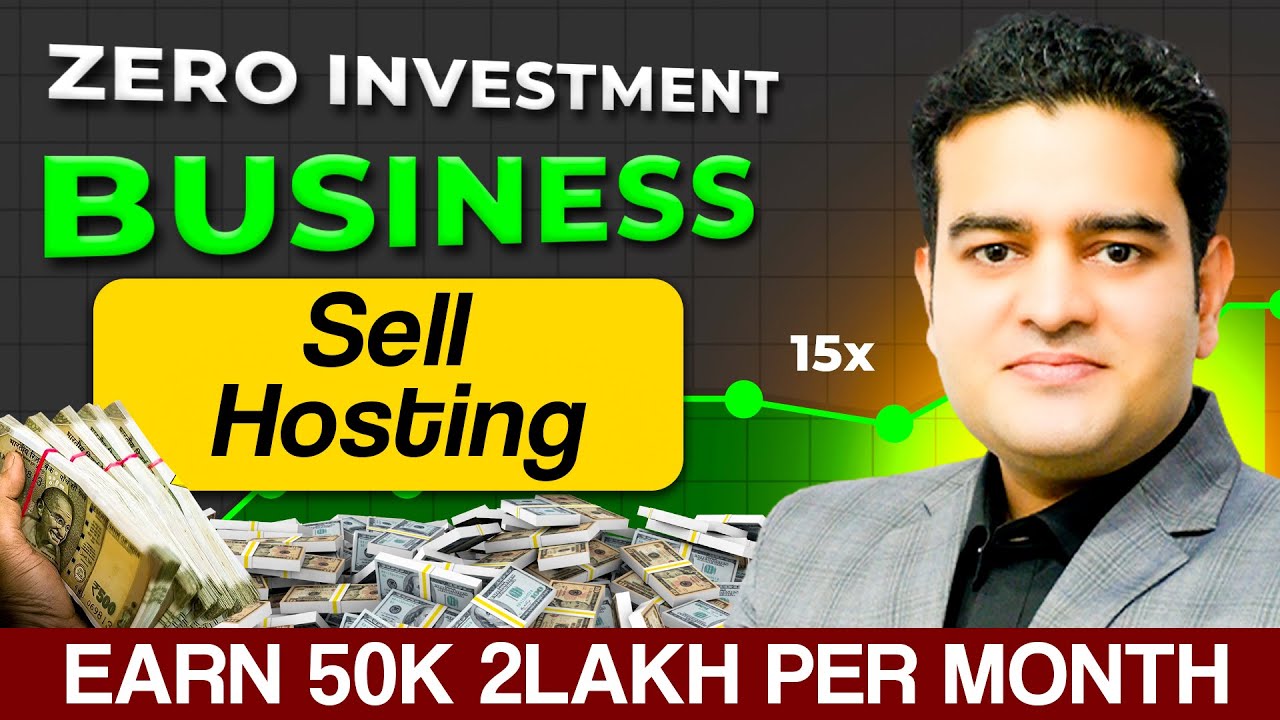 Sell Web Hosting To Earn Passive Income | Zero Investment Business Idea 2025 | 
