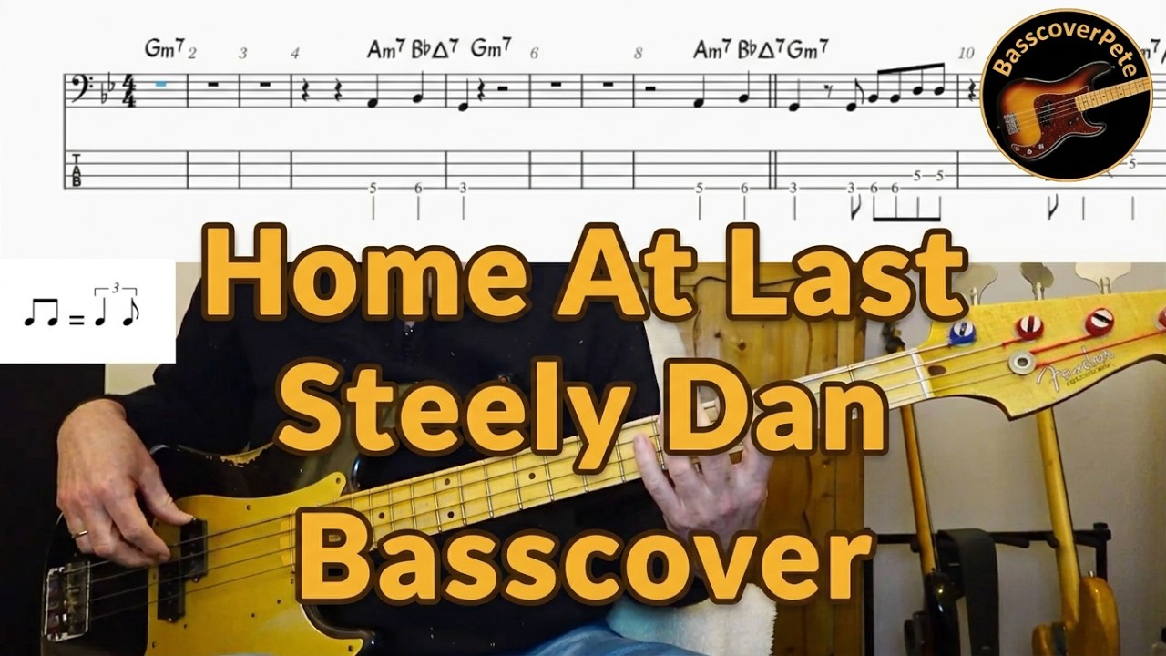 Steely Dan - Home at last . Bass Cover Tabs Score (standard notation) Chords Transcription