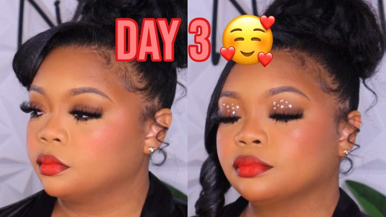 Day 3 | Date Night Makeup Look | Bold Red Lip