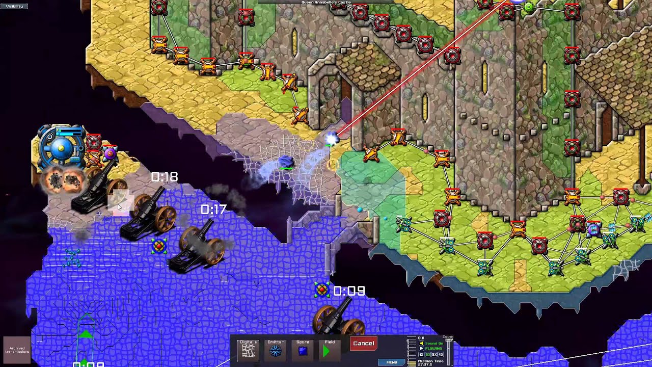 Creeper World 3 - Custom Map: Queen Annabelle's Castle #1691