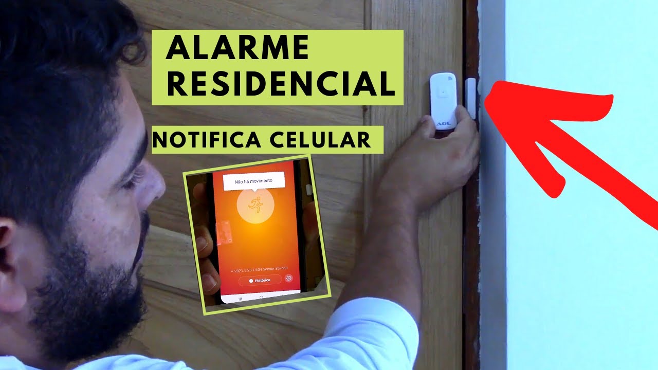 ALARME RESIDENCIAL INTELIGENTE AGL  # 1/3 - Automação WiFi
