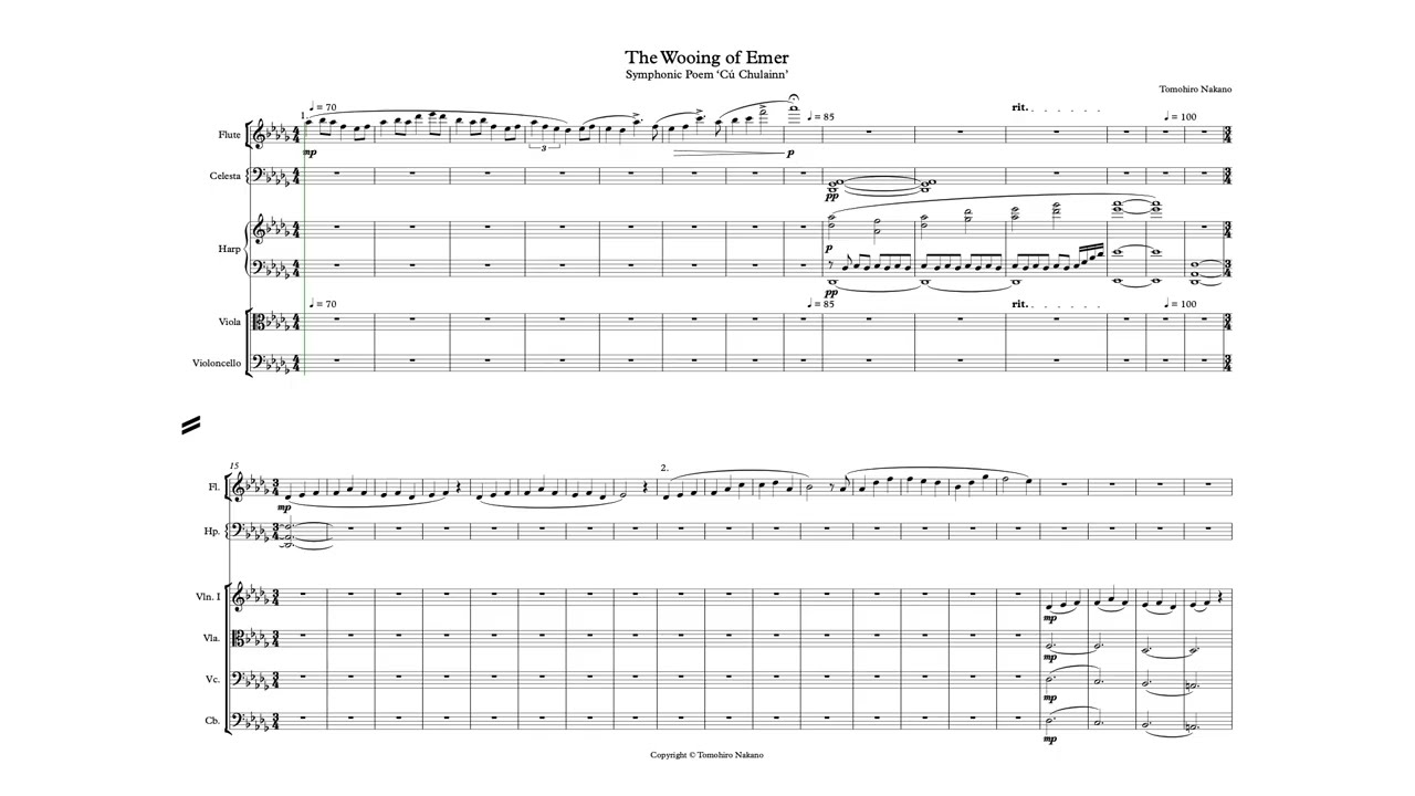 The Wooing of Emer | Symphonic Poem ‘Cú Chulainn’ [Jun 2023 version]