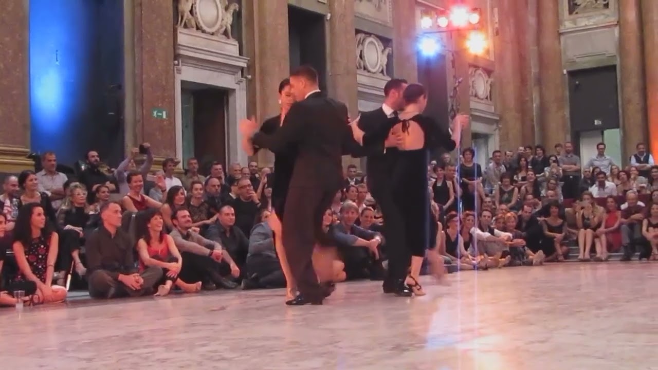 Fausto Carpino y Stephanie Fesneau andClaudio Forte y Barbara Carpino