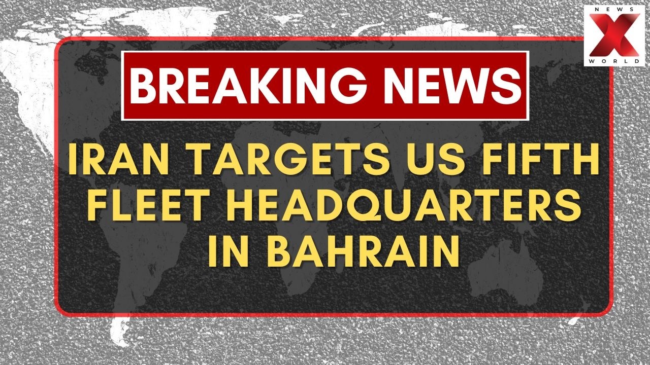 Iran Targets US Fifth Fleet Headquarters in Bahrain Amid Explosive Missile Barrage | NewsX World