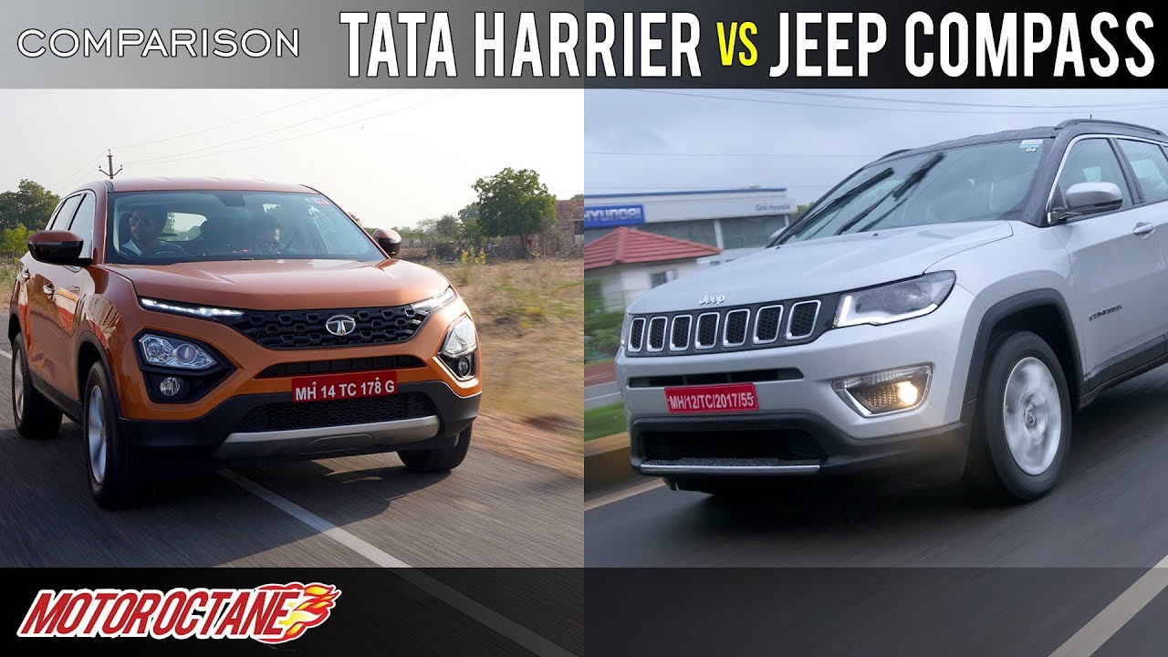Tata Harrier vs Jeep Compass Comparison | Hindi | MotorOctane