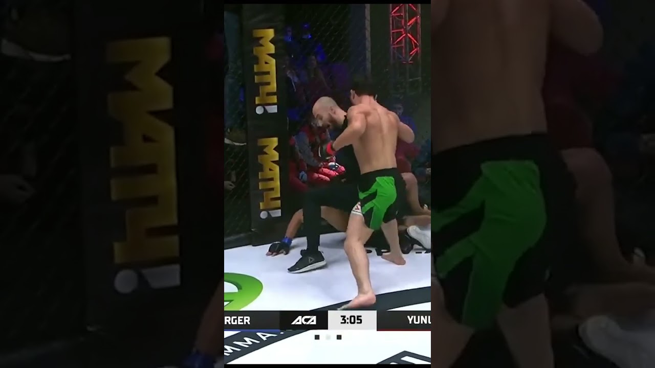Brutal Elbow Knockout after a Single Leg Attack in MMA